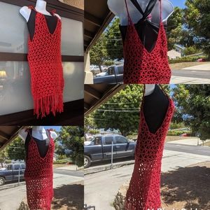 Crochet beach cover up